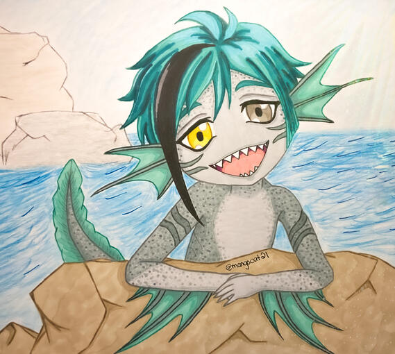 Merchild Floyd (Alcohol Markers, Colored Pencils)