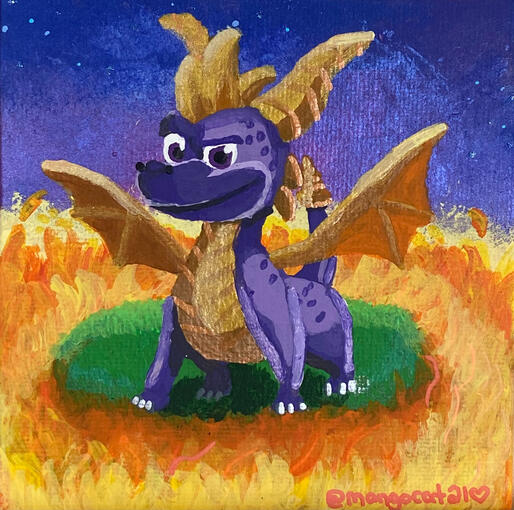 Spyro the Dragon (Acrylic)