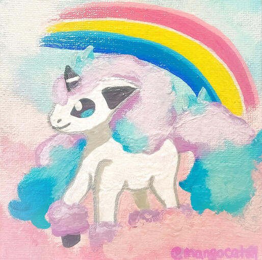 Galarian Ponyta (Acrylic)