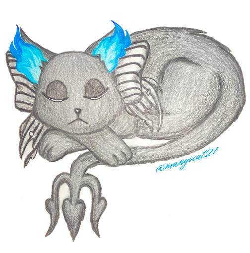 Sleepy Grim (Colored Pencils)