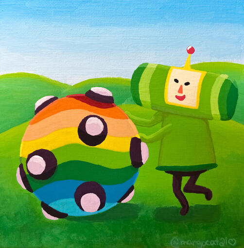 Katamari Damacy (Acrylic)