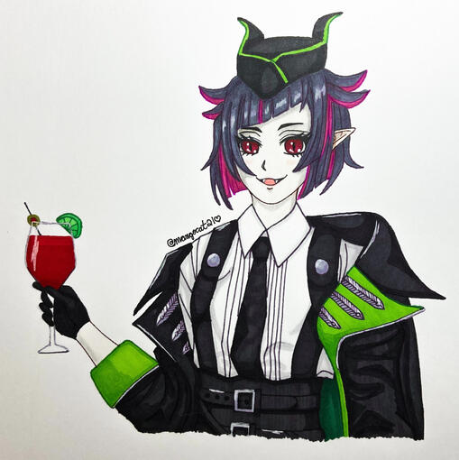 Traditional Lilia Colored (Markers)