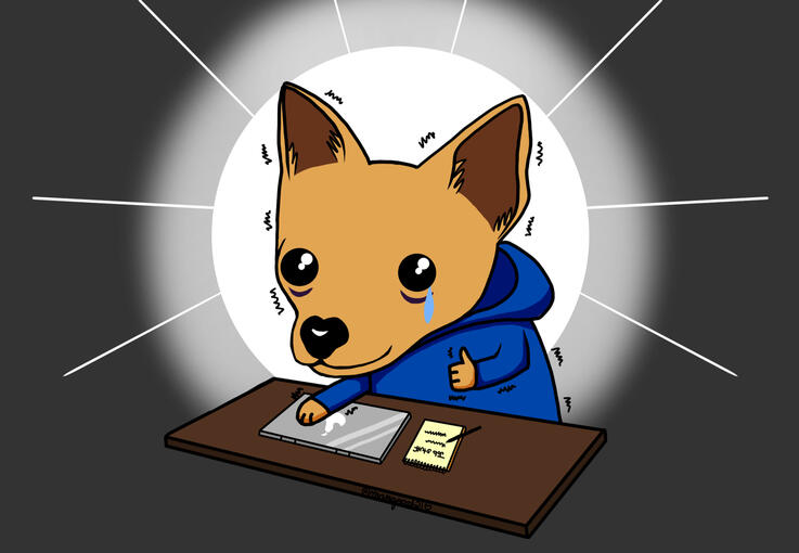 Self Portrait of a Nervous Chihuahua